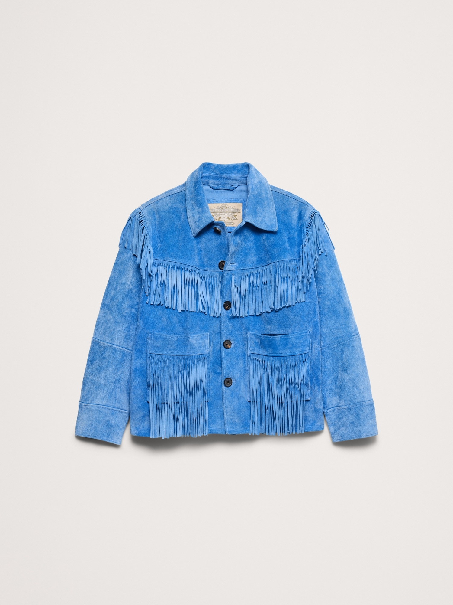 Image number 5 showing, Suede Fringe Jacket