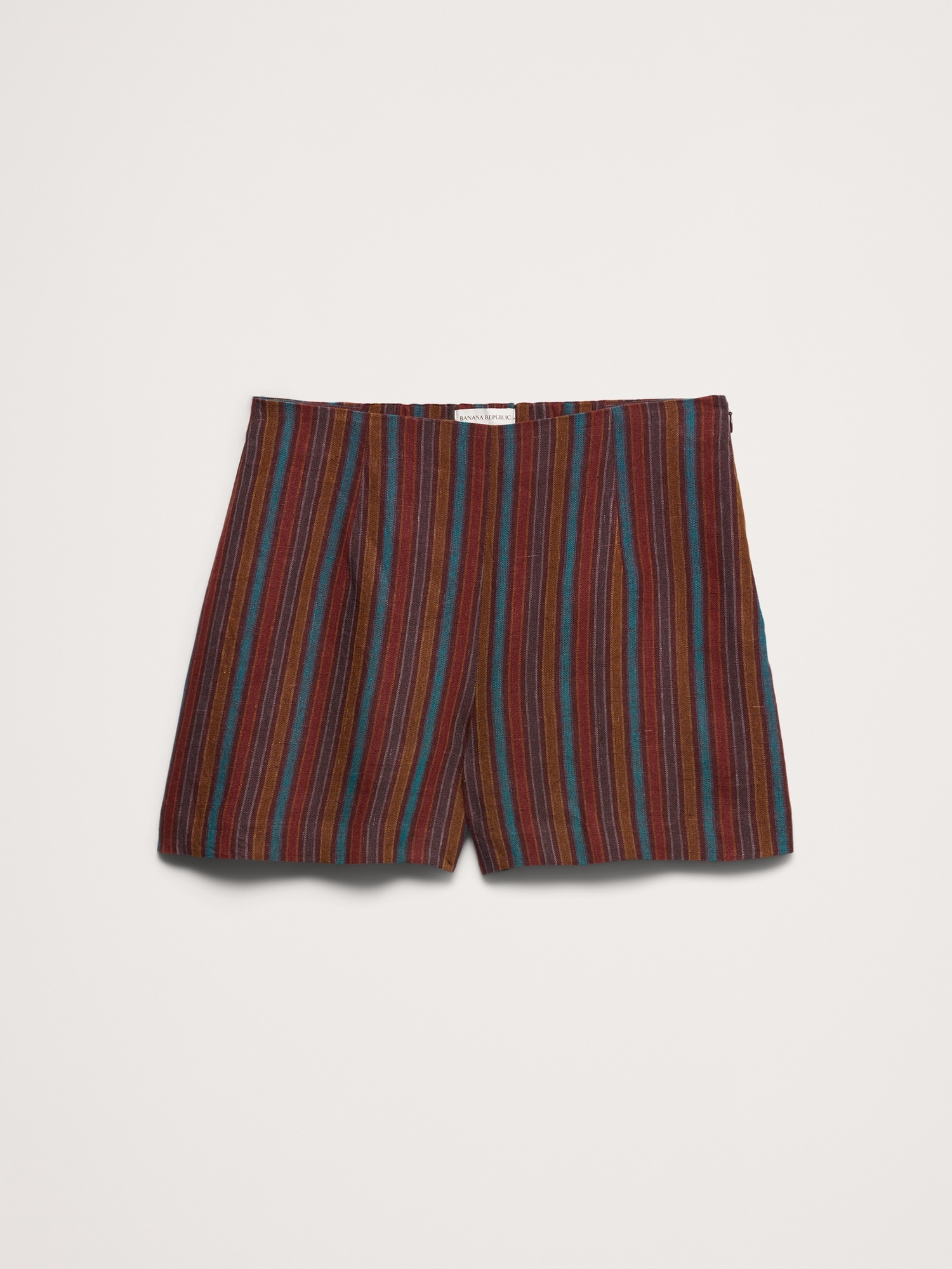 Image number 5 showing, High-Rise 3" Linen Short