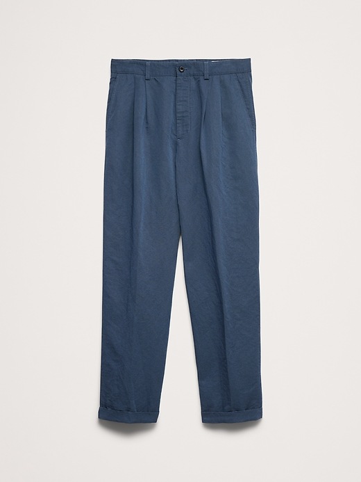 パンツ devoa archive cotton linen slacks pants Archive Reissue Pleated Italian Linen-Cotton Pant | Banana Republic
