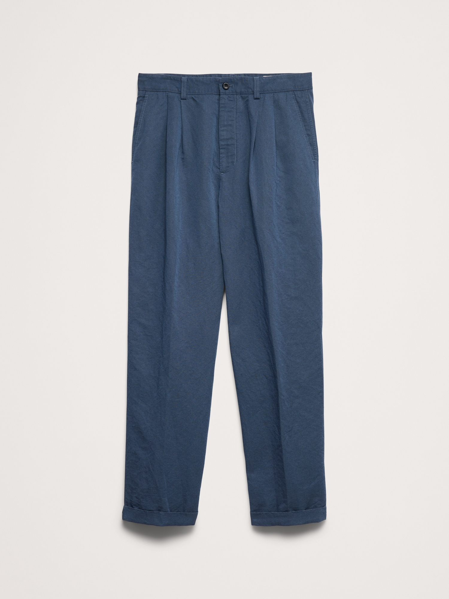 Image number 4 showing, Archive Reissue Pleated Italian Linen-Cotton Pant