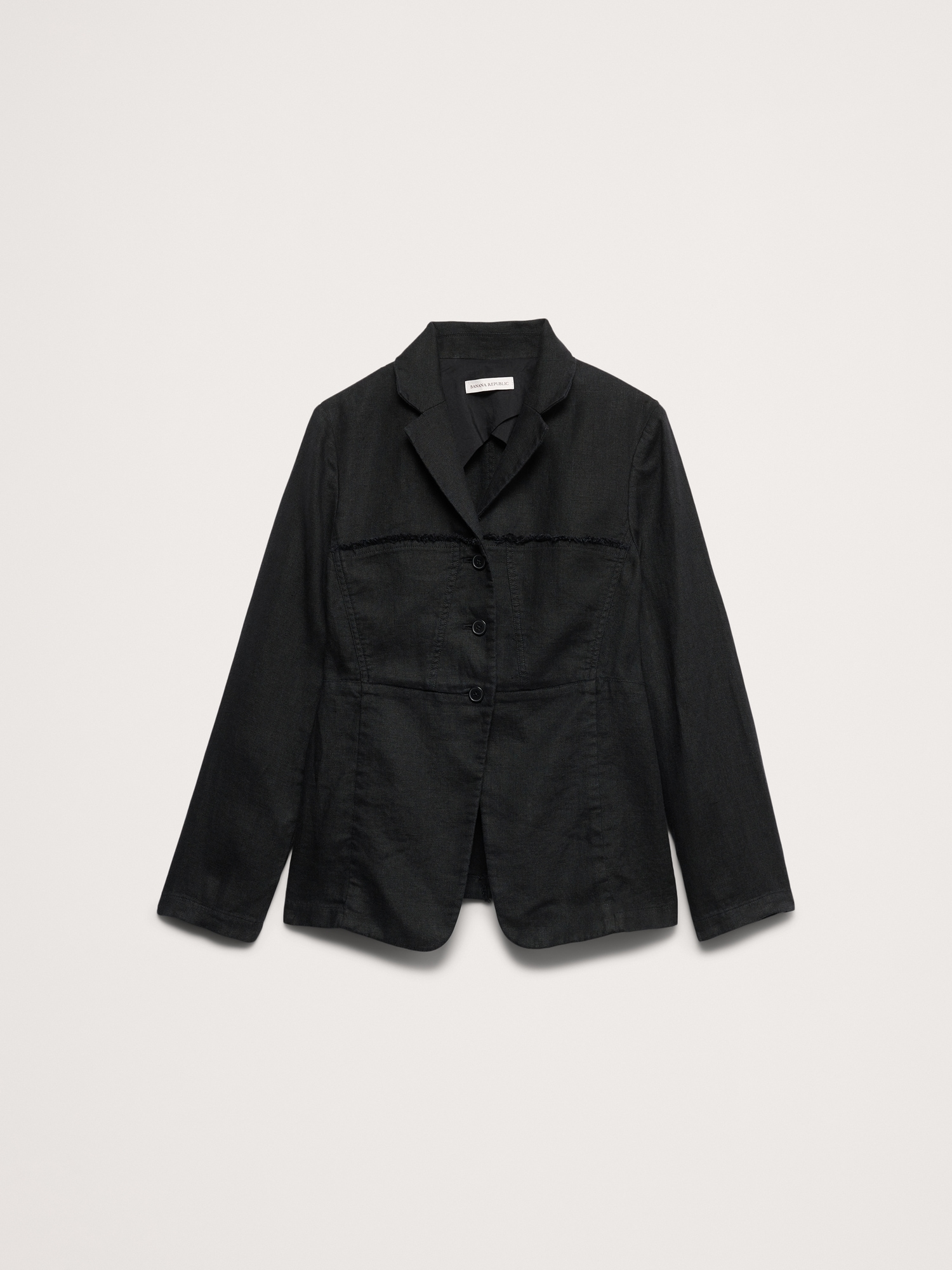 Image number 5 showing, Fringe Linen Blazer