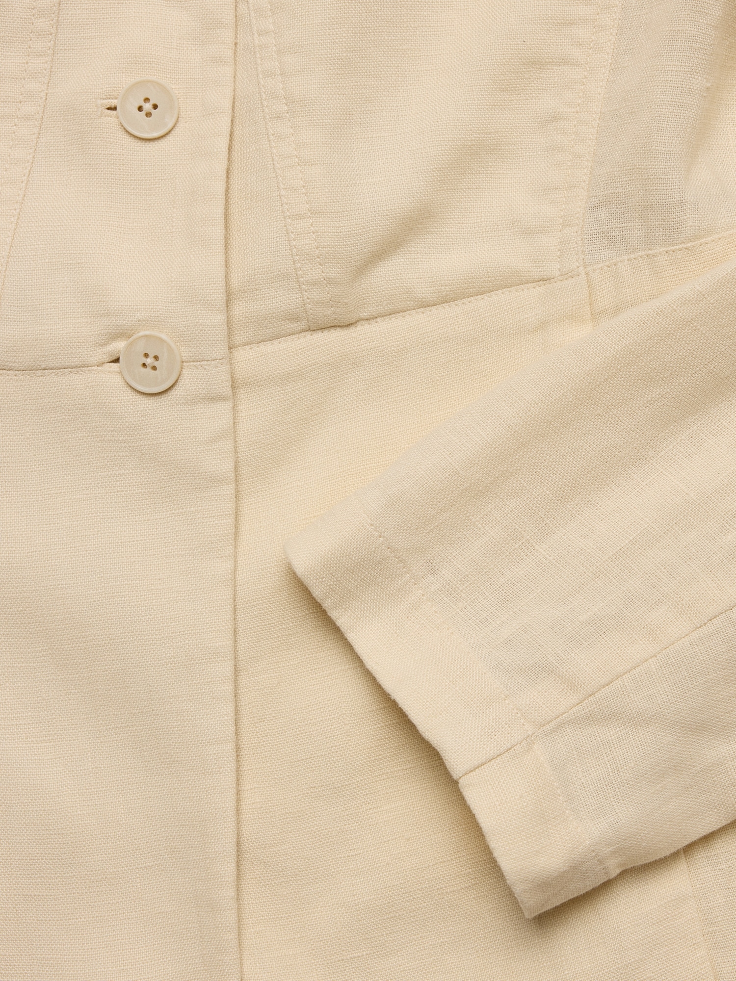 Image number 7 showing, Fringe Linen Blazer