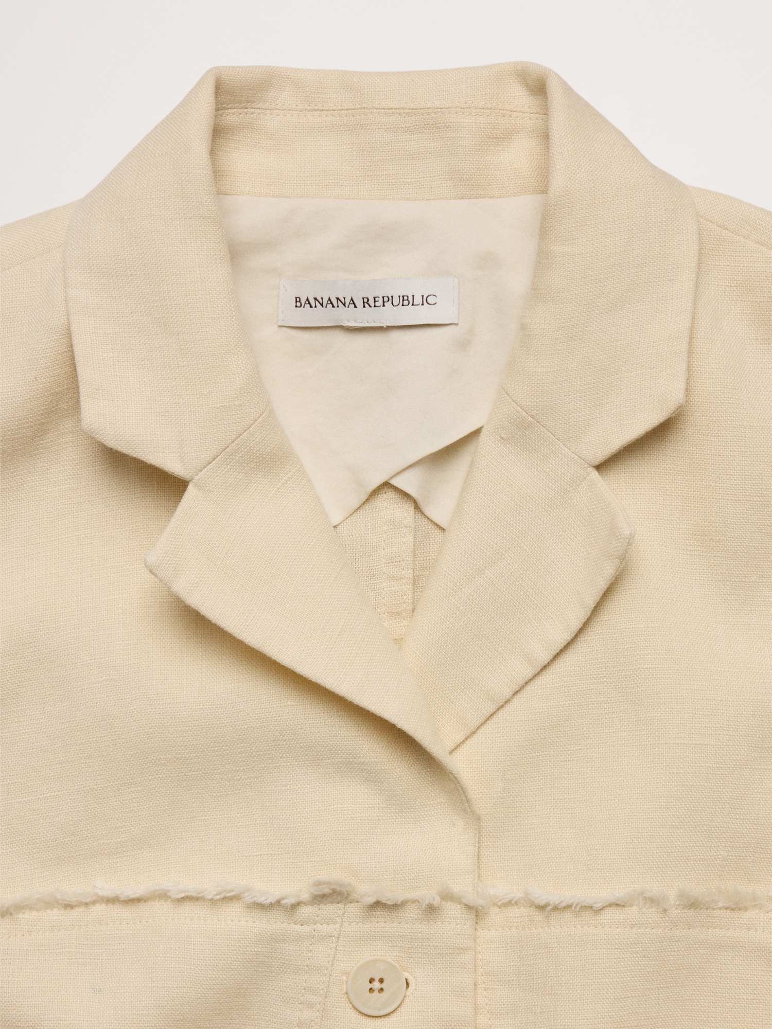 Image number 6 showing, Fringe Linen Blazer
