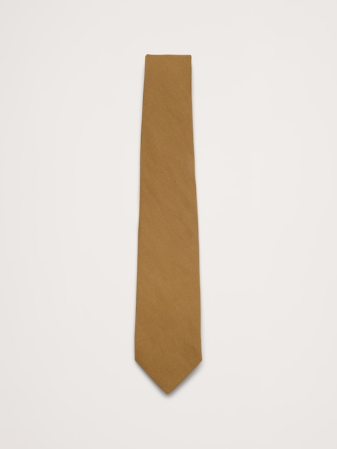 Linen-Cotton Slub Tie