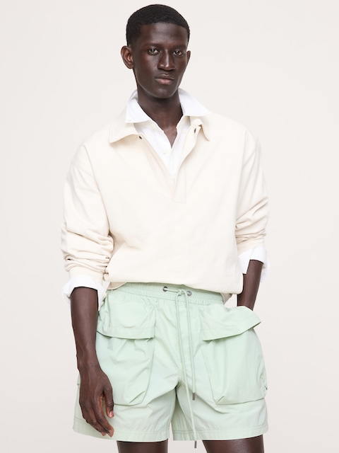6" Relaxed Multi-Pocket Pull-On Short
