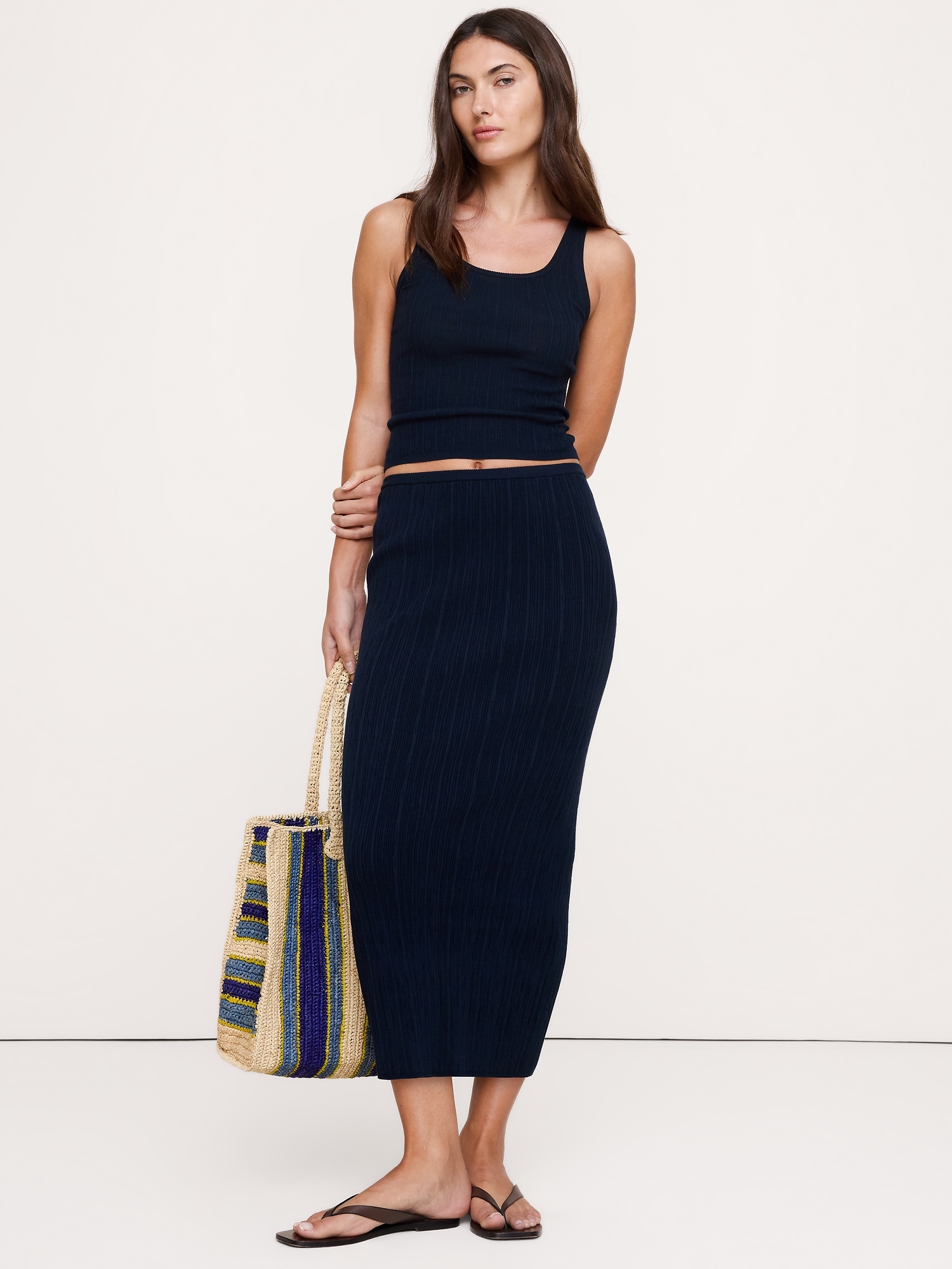 Image number 6 showing, Crinkle Knit Tank
