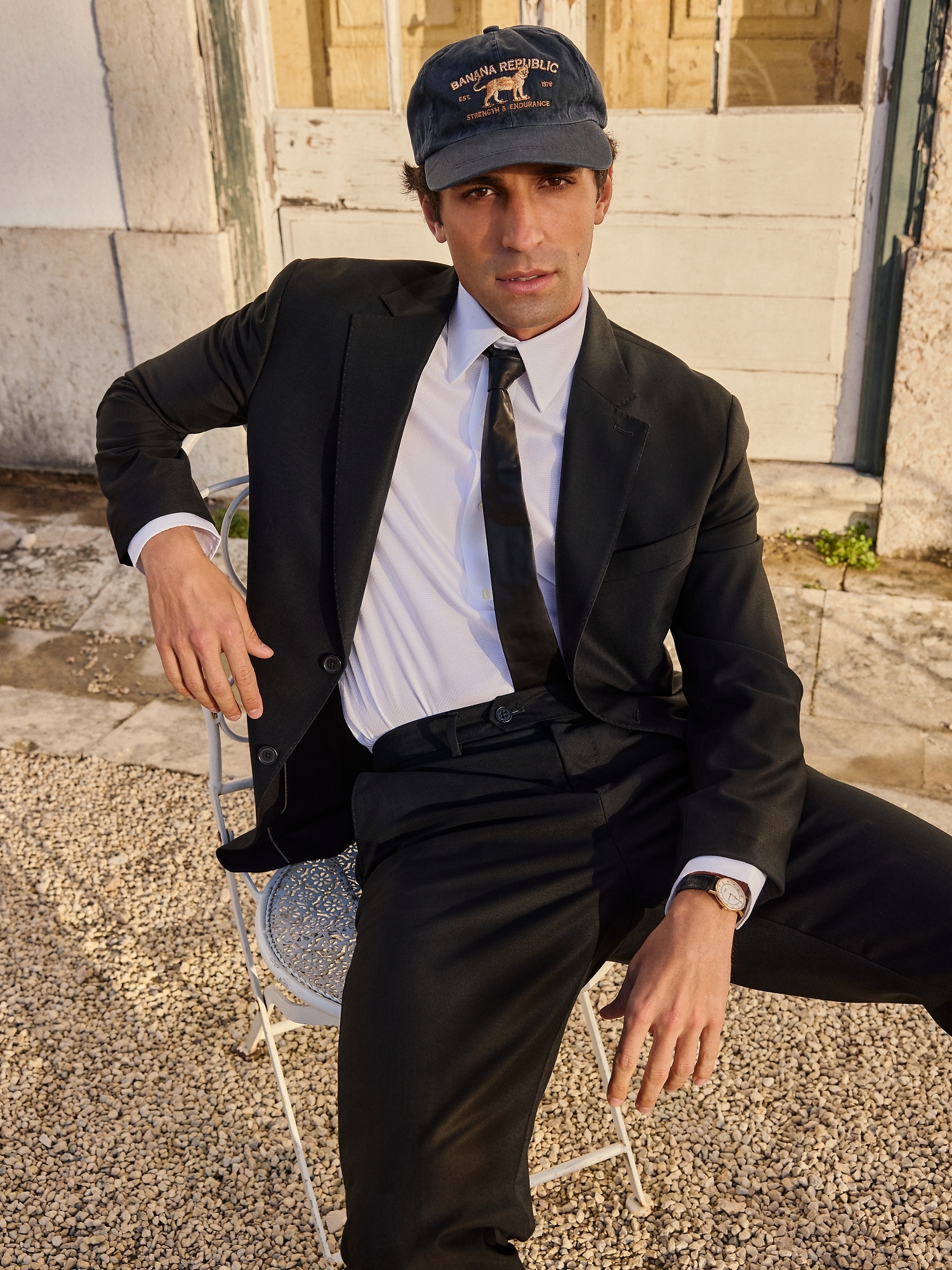Image number 8 showing, Signature Italian Hopsack Suit Jacket