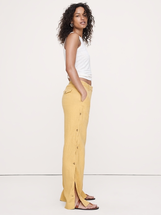 The Everyday Wide-Leg Pant in Linen | Banana Republic