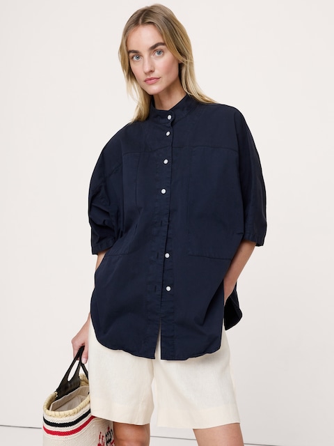 Cotton Twill Utility Tunic