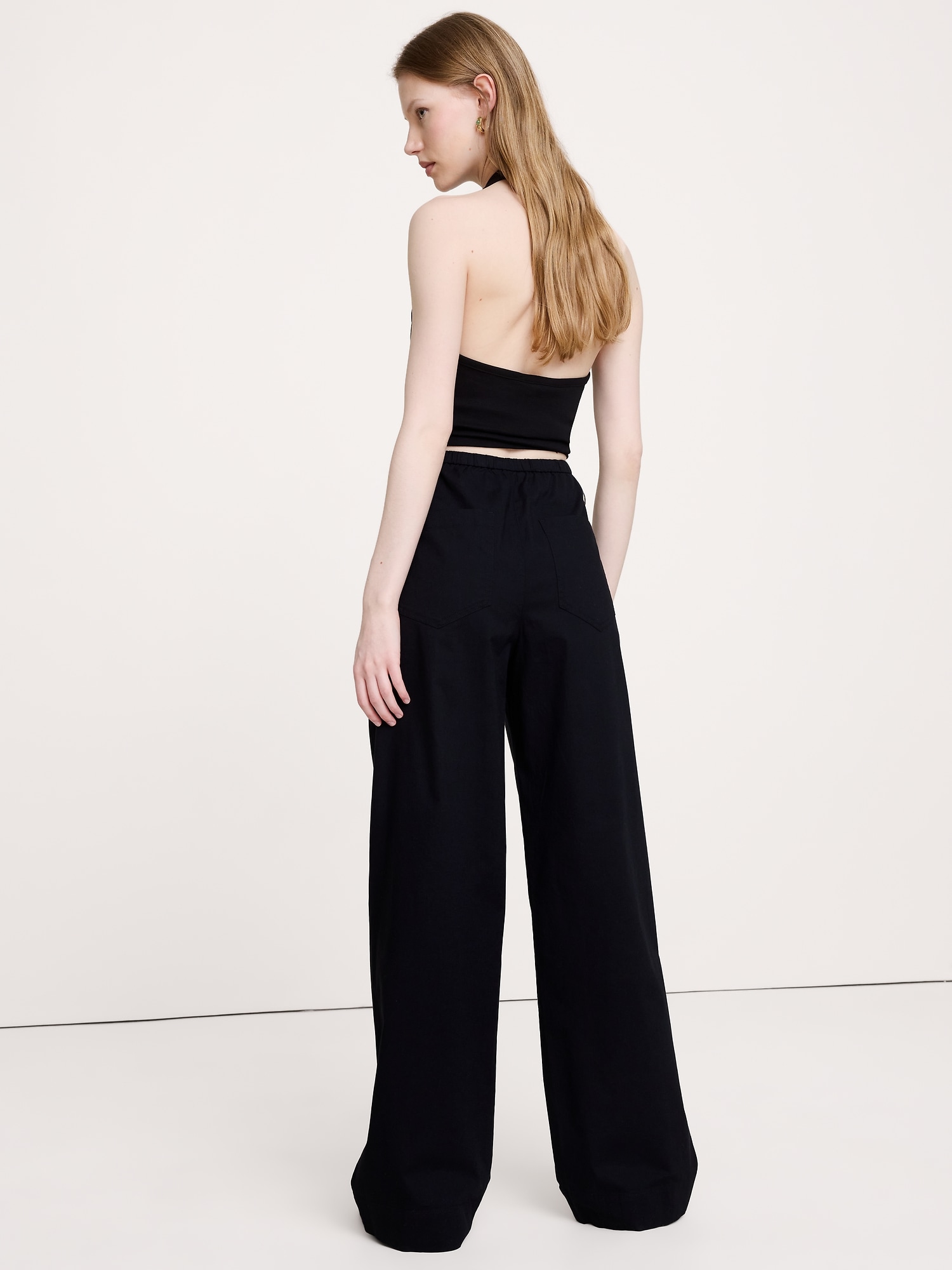 Image number 3 showing, Cotton Pull-On Side-Tie Pant