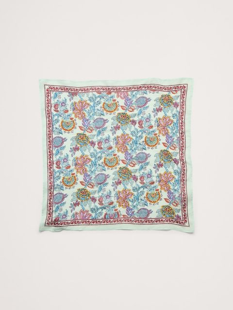 Embroidered Cotton Scarf by Vismaya
