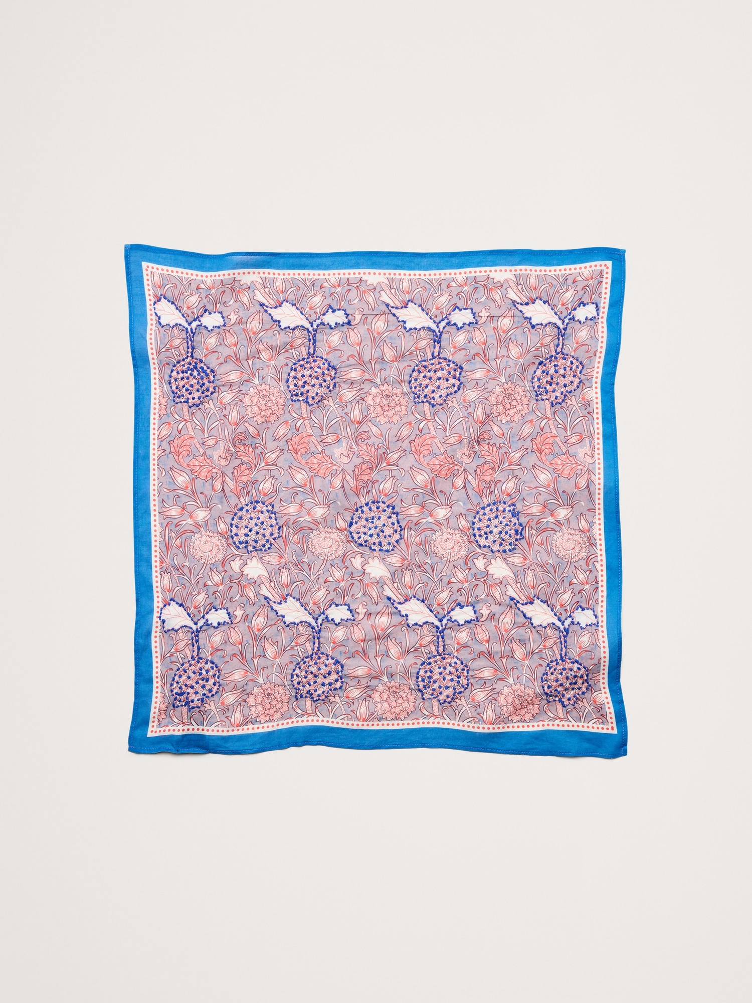 Image number 1 showing, Embroidered Cotton Scarf by Vismaya