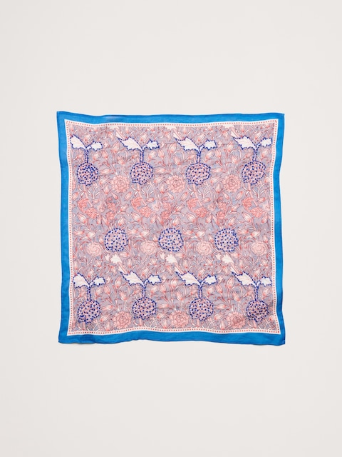 Embroidered Cotton Scarf by Vismaya