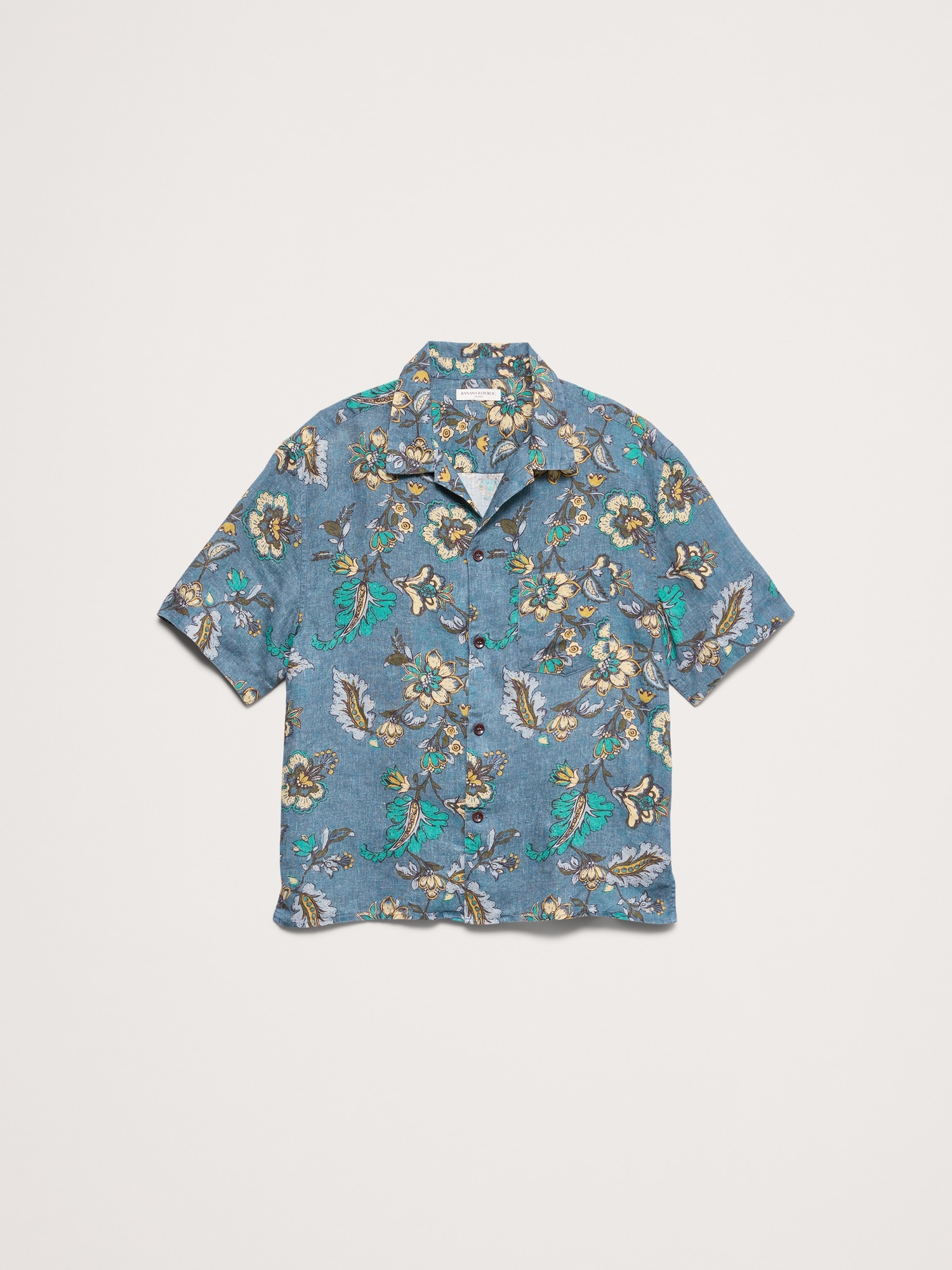 Image number 8 showing, Standard-Fit Linen Resort Shirt