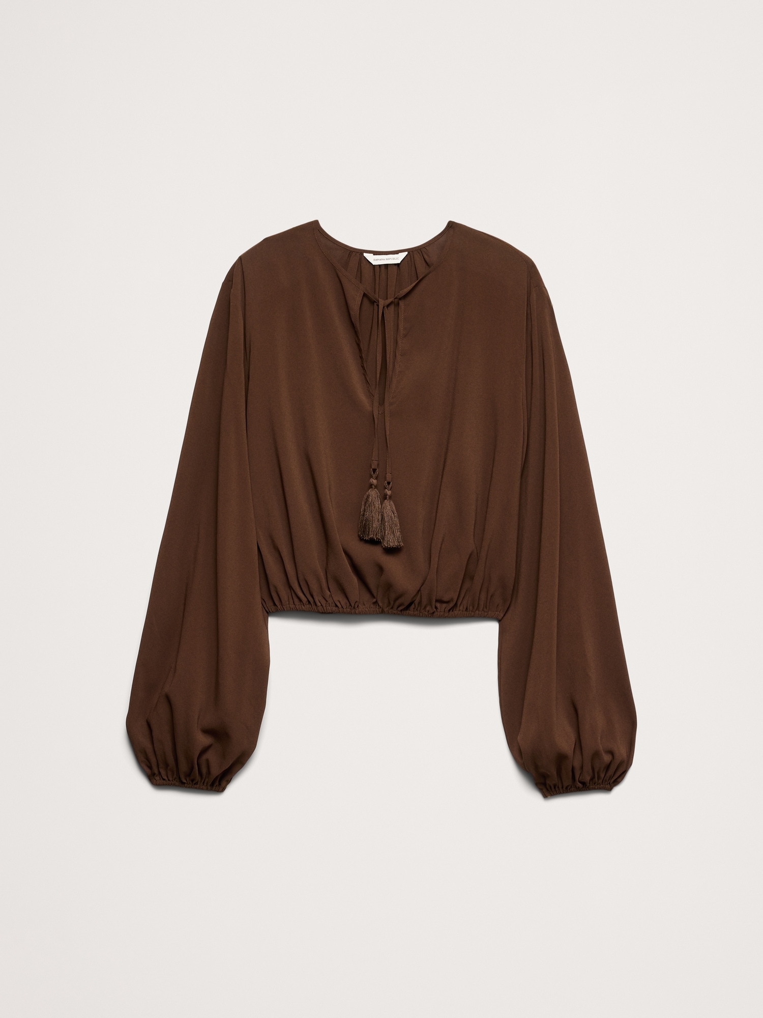 Image number 4 showing, Georgette Tie-Neck Blouse