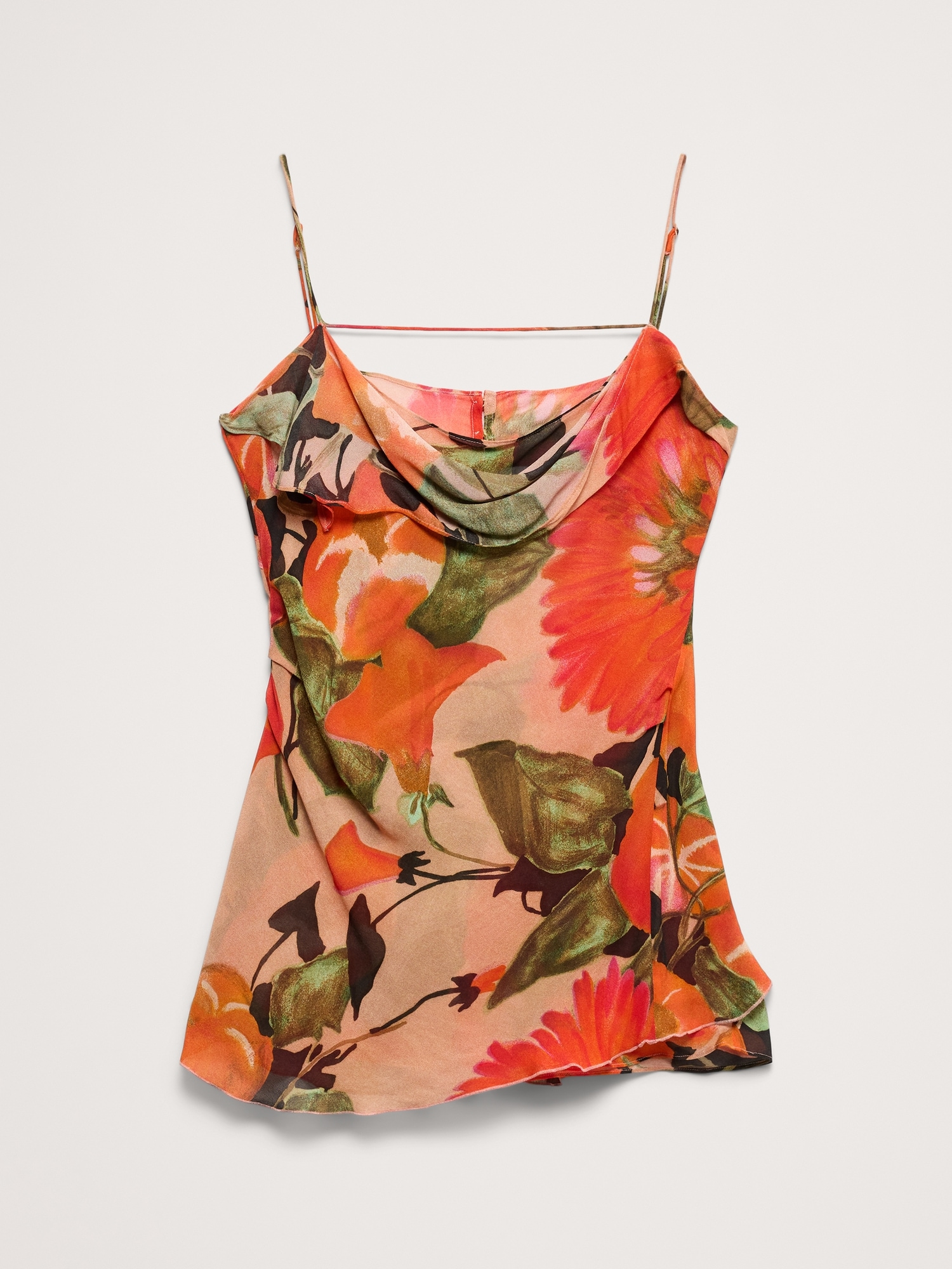 Image number 4 showing, Georgette Cowl-Neck Tank