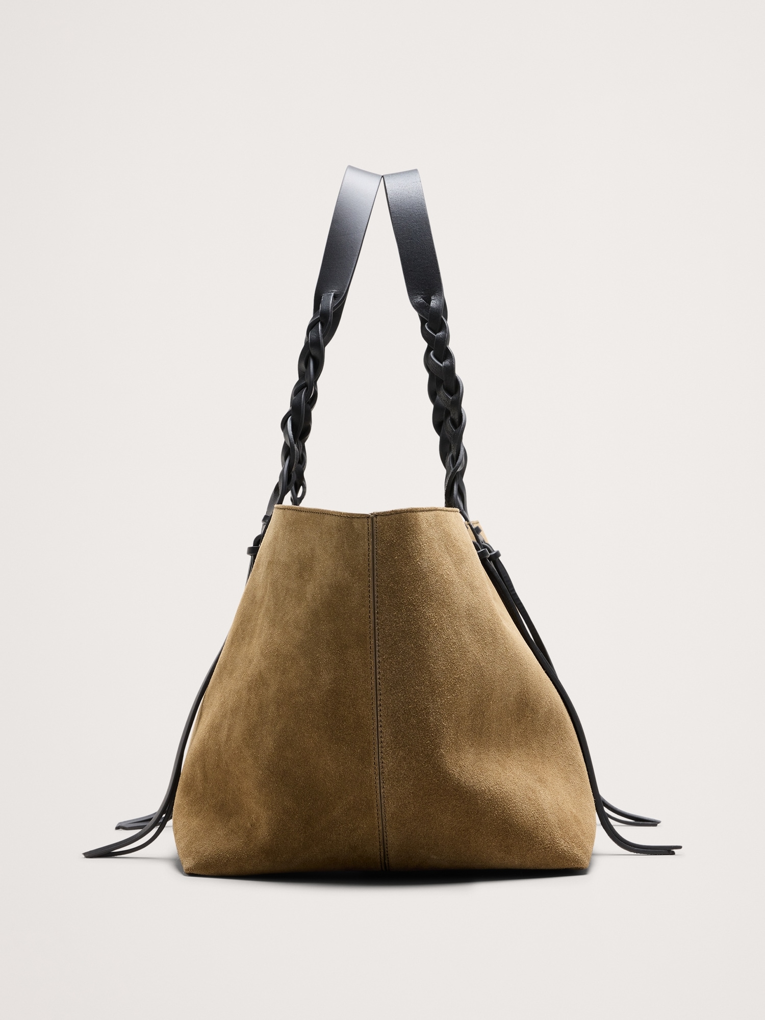 Image number 3 showing, Large Leather East-West Tote