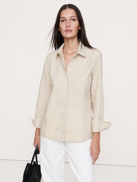 The Everyday Shirt in Cotton Poplin