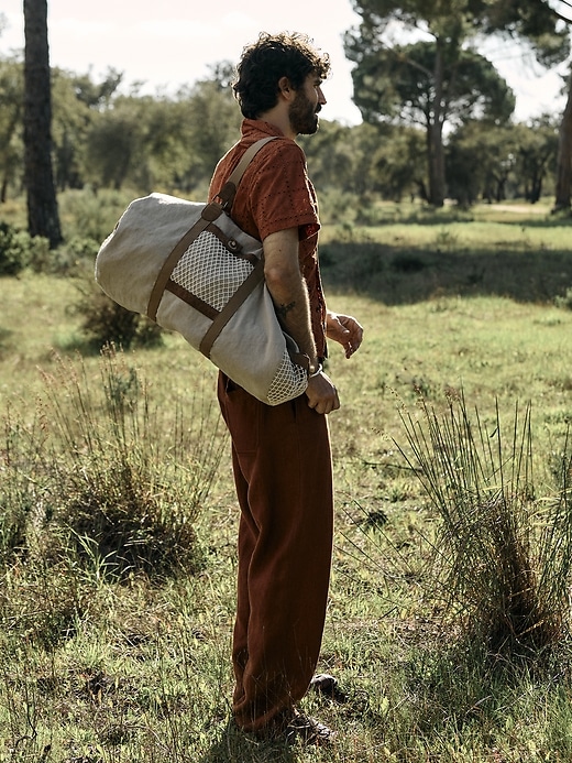 Relaxed Linen Pull-on Beach Pant | Banana Republic
