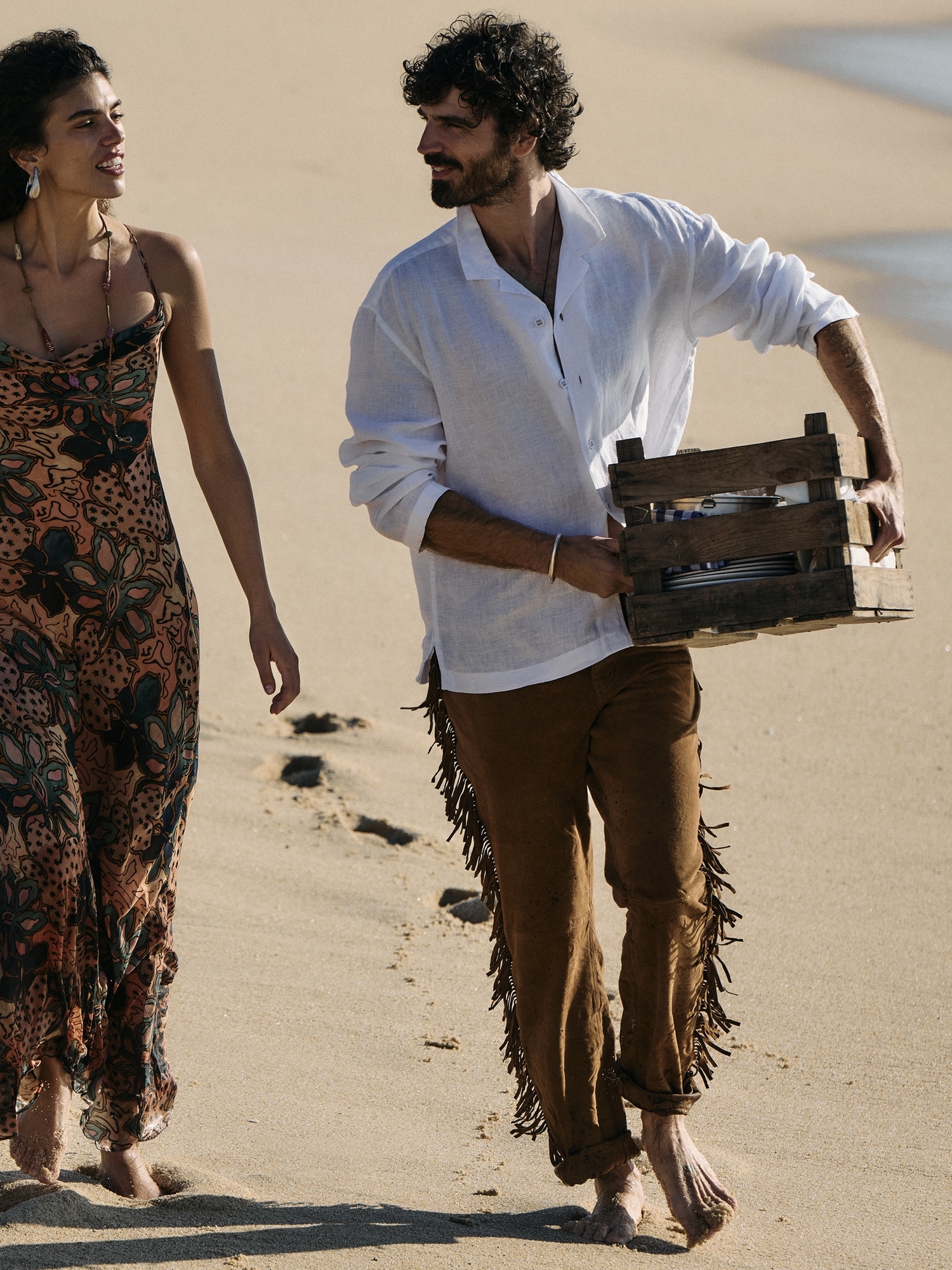 Image number 7 showing, Heritage Straight-Leg Fringe Suede Pant