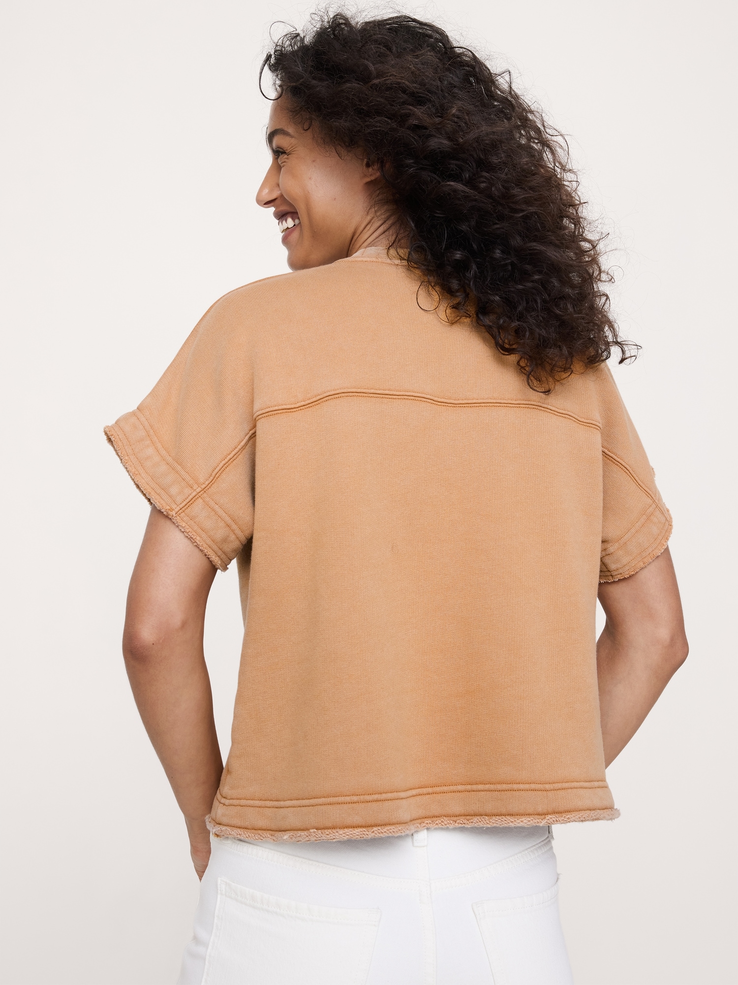 Image number 2 showing, Terry Sweatshirt Tee
