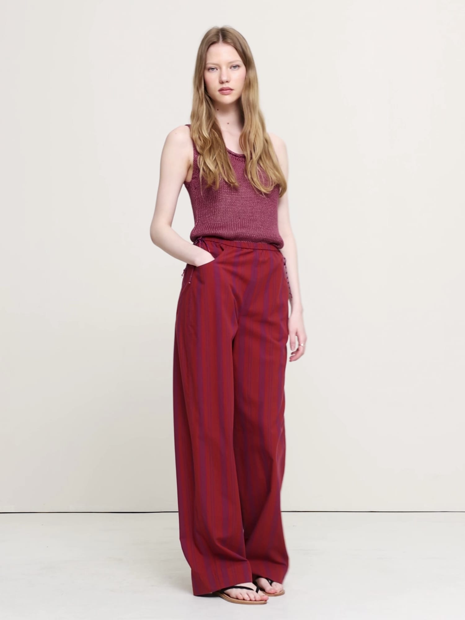 Cotton Pull-On Side-Tie Pant - thumbnail 9