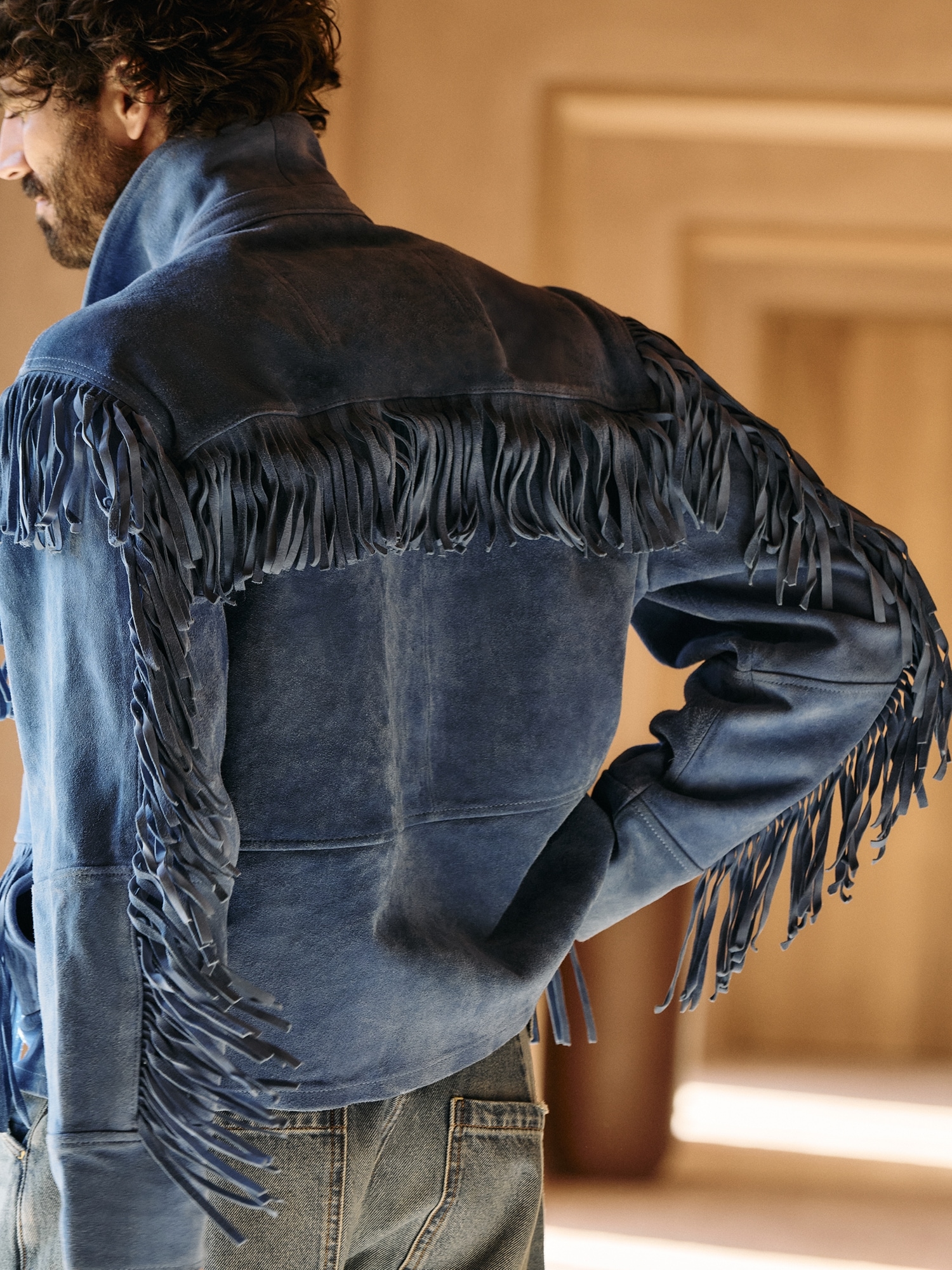 Image number 8 showing, Suede Fringe Jacket
