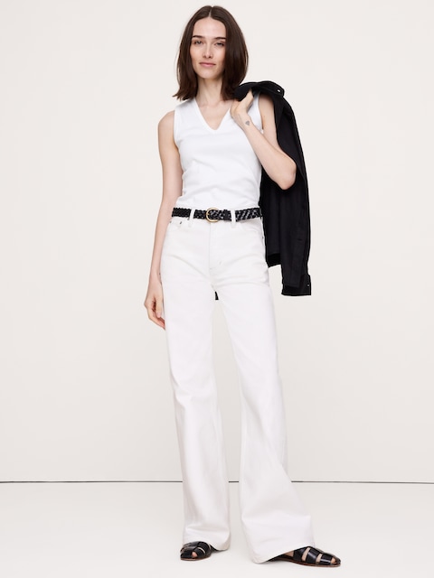 Minimalist Cotton V-Neck Tank