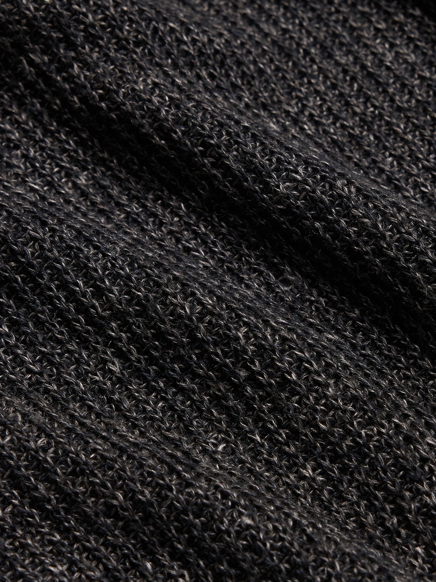 Image number 2 showing, Linen-Cotton Johnny-Collar Sweater Polo