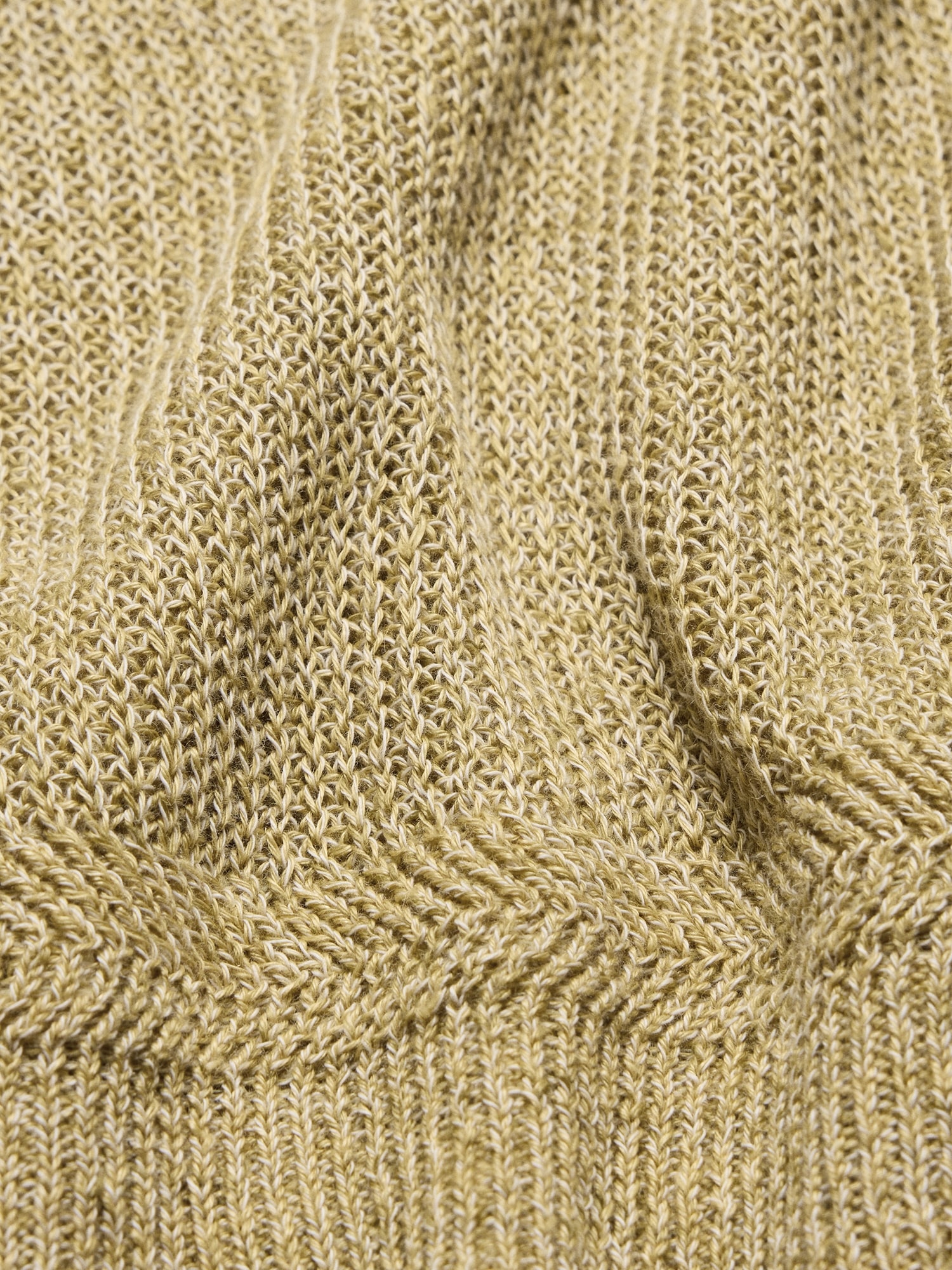 Image number 2 showing, Linen-Cotton Johnny-Collar Sweater Polo
