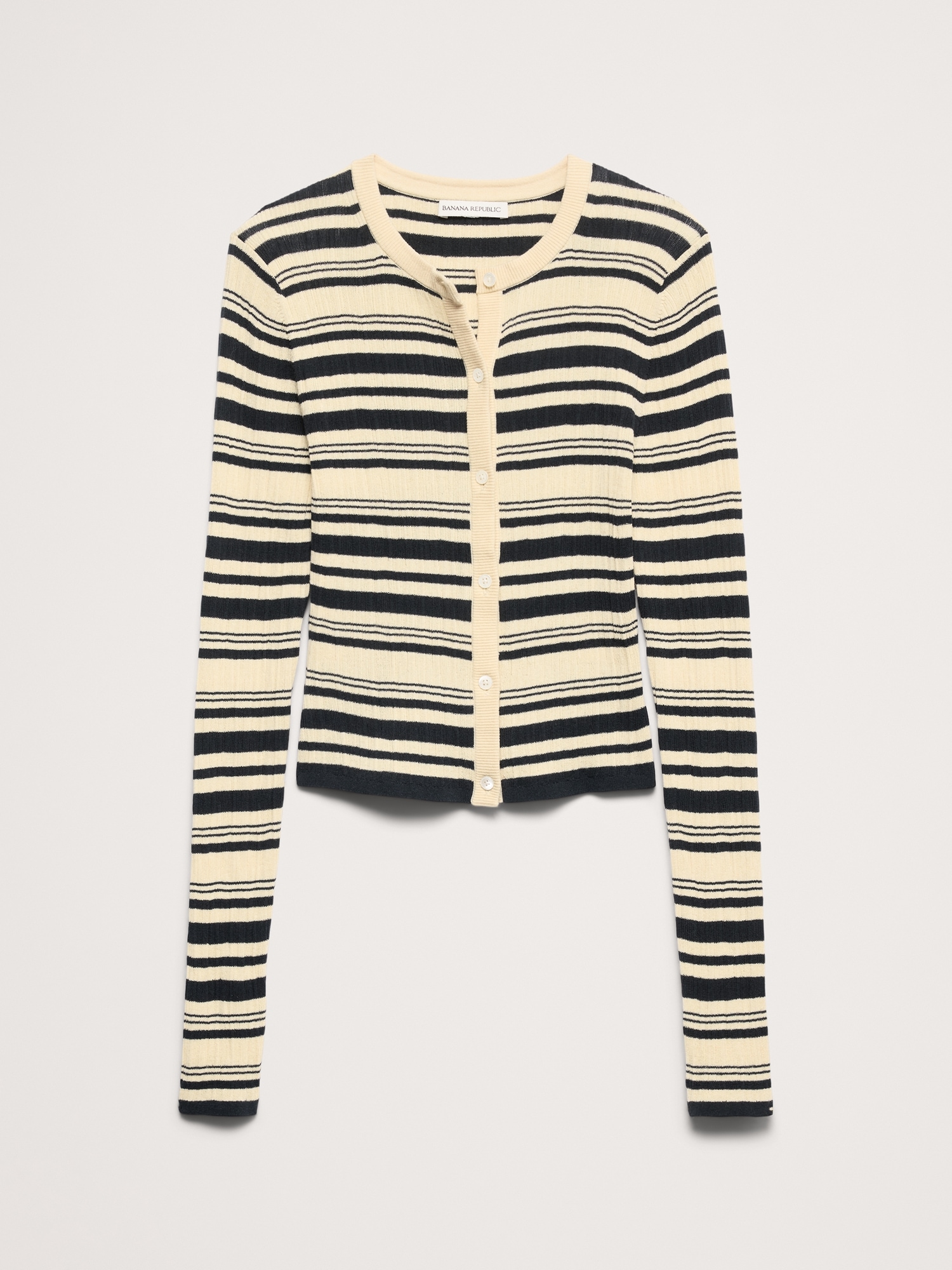 Image number 5 showing, Crinkle Knit Cropped Cardigan