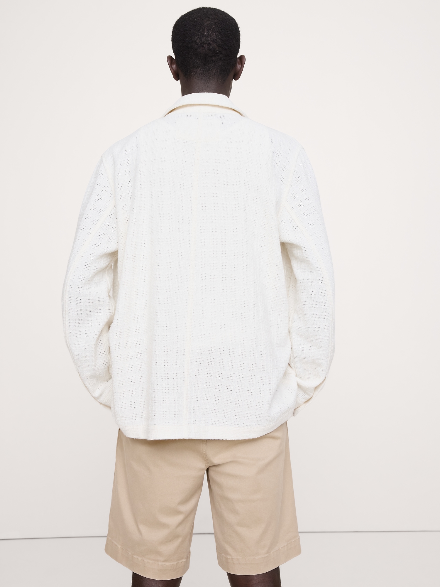 Image number 3 showing, Basketweave Shirt Jacket