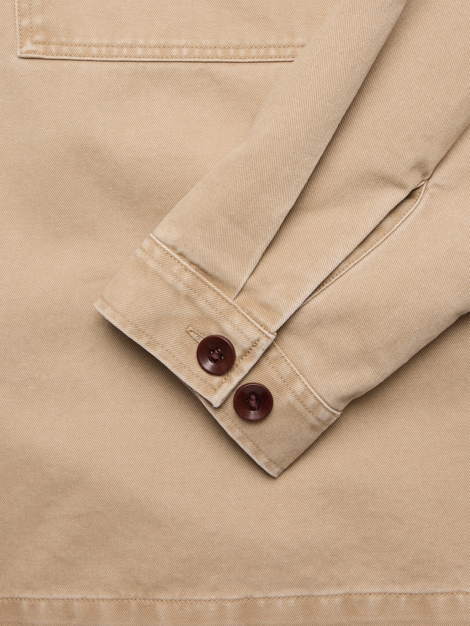 Image number 7 showing, Cotton Twill Hooded Overshirt