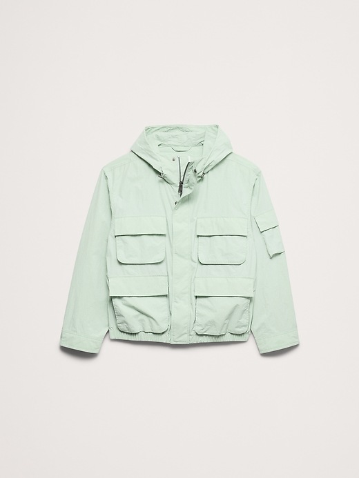 Nylon Multi-Pocket Flight Jacket | Banana Republic