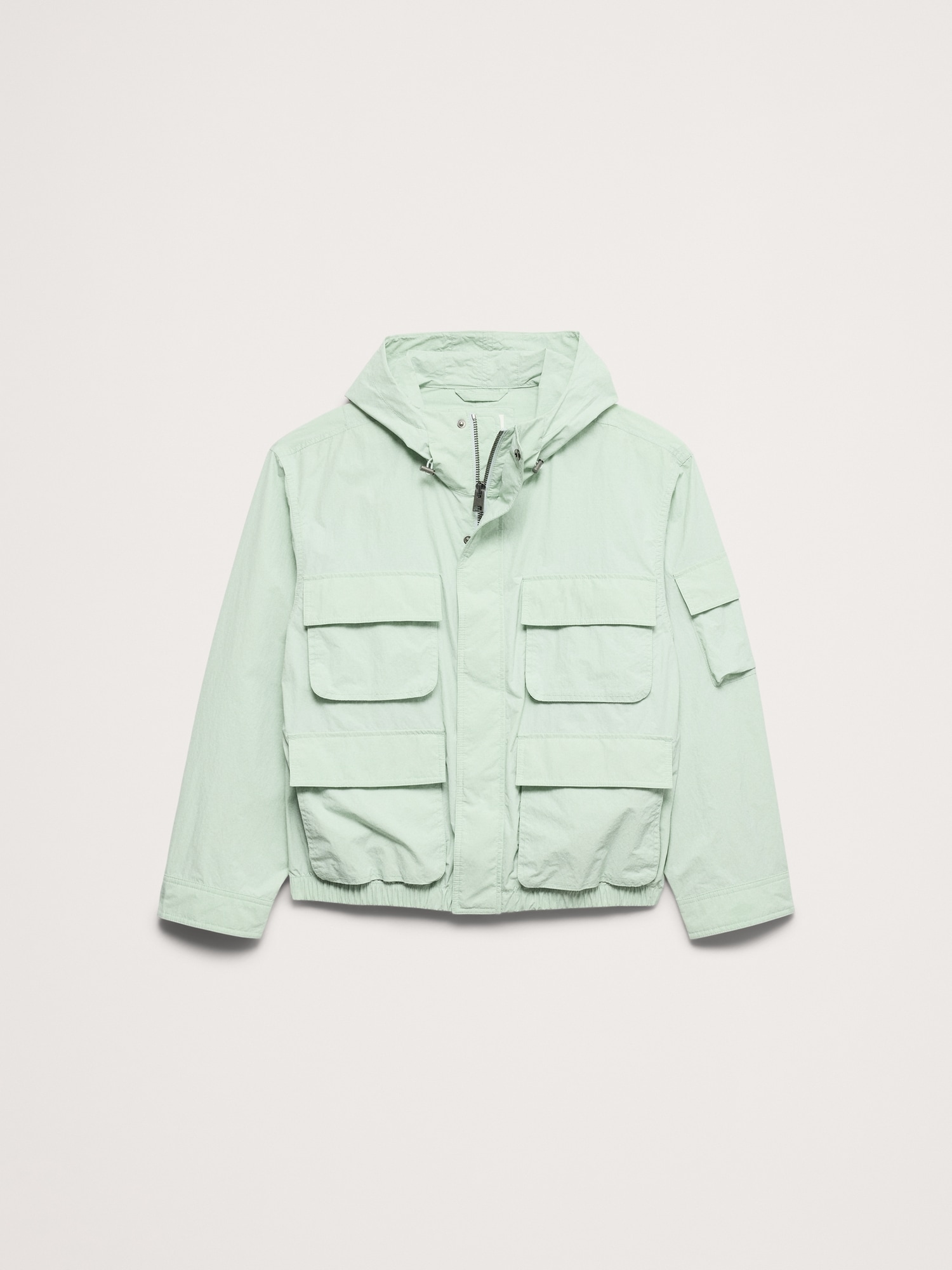 Image number 5 showing, Nylon Multi-Pocket Flight Jacket