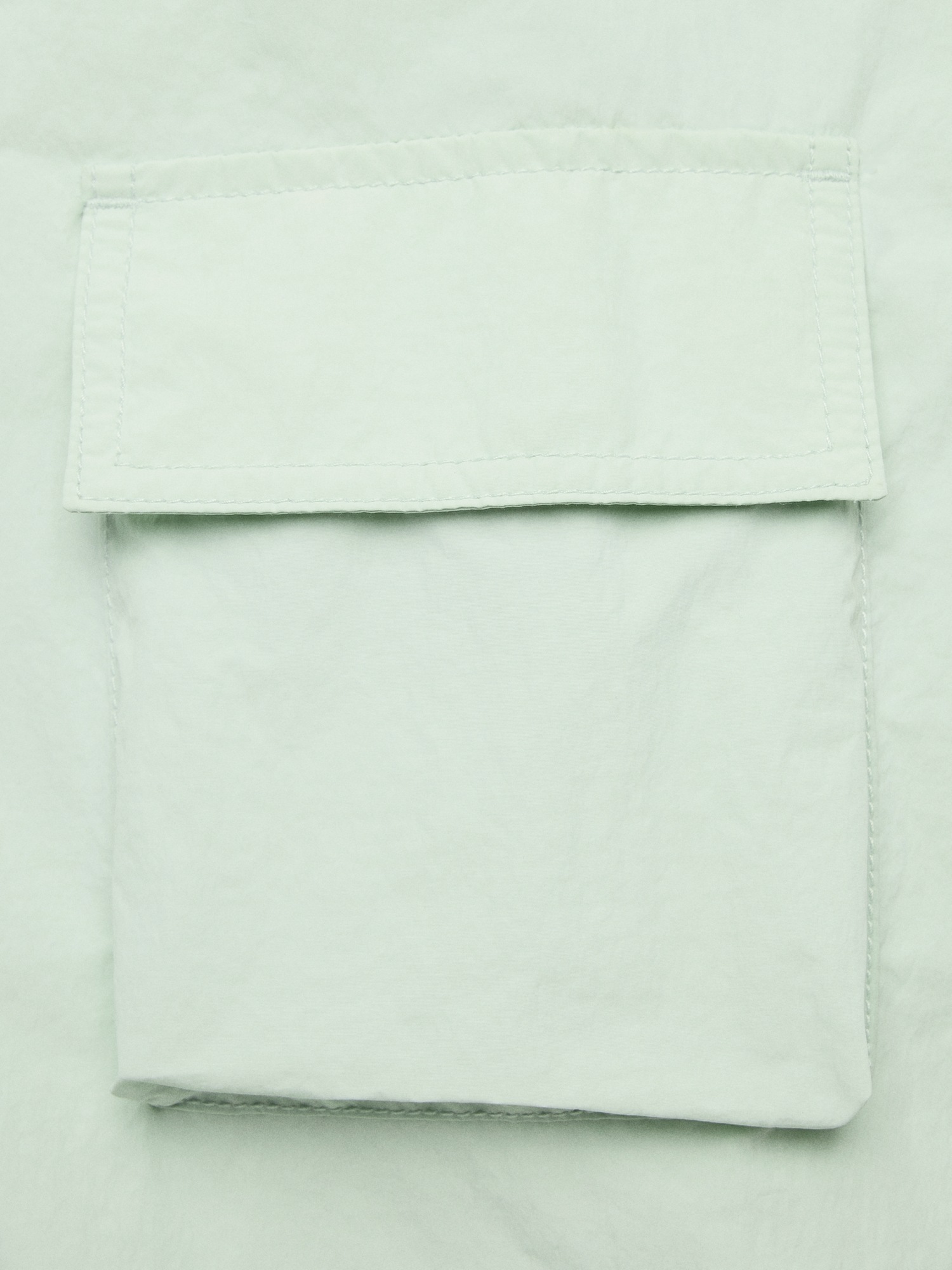 Мужская куртка Banana Republic Relaxed Multi-Pocket Flight, цвет: Мятный зелёный — фото 6