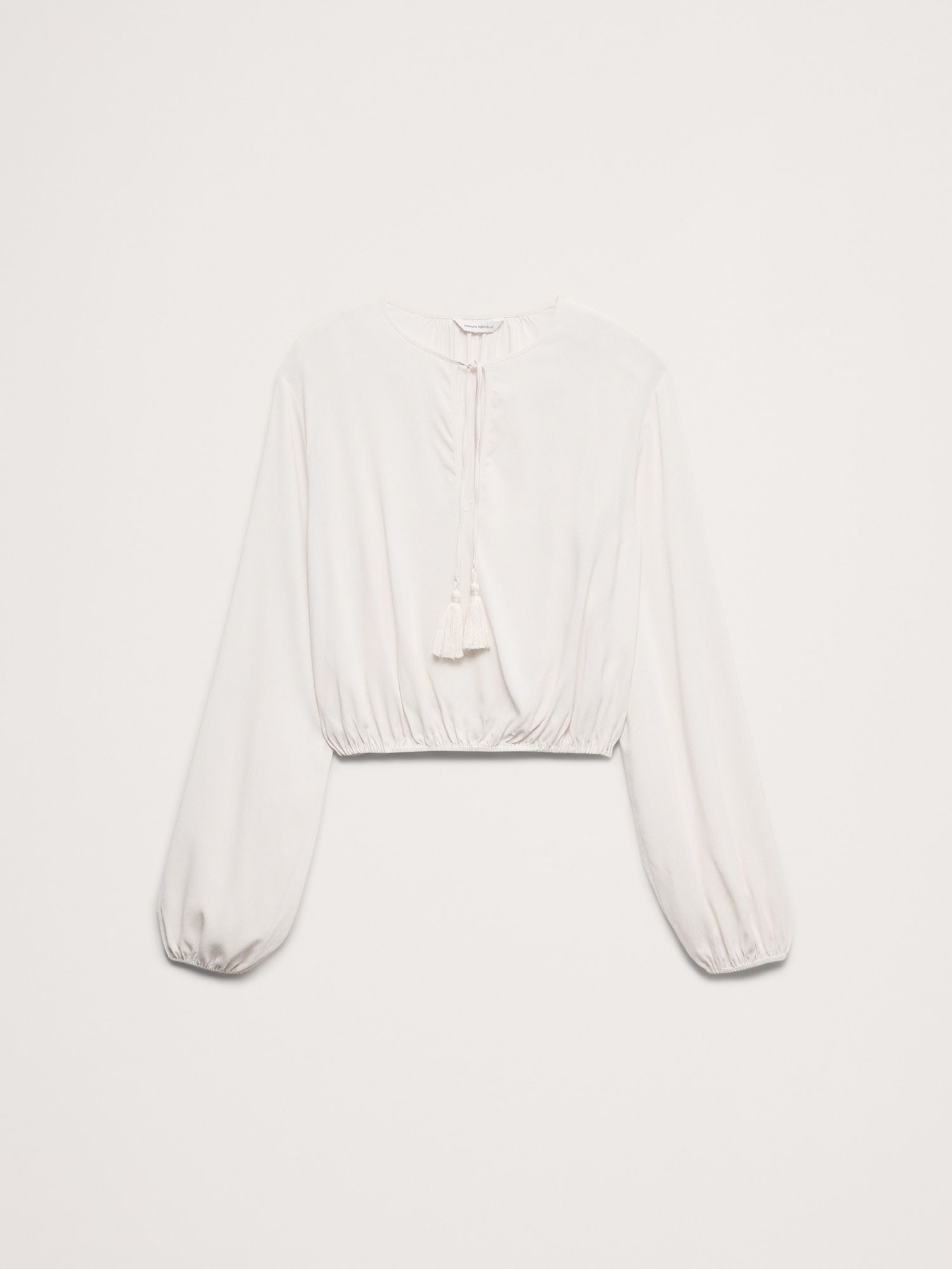 Image number 4 showing, Georgette Tie-Neck Blouse
