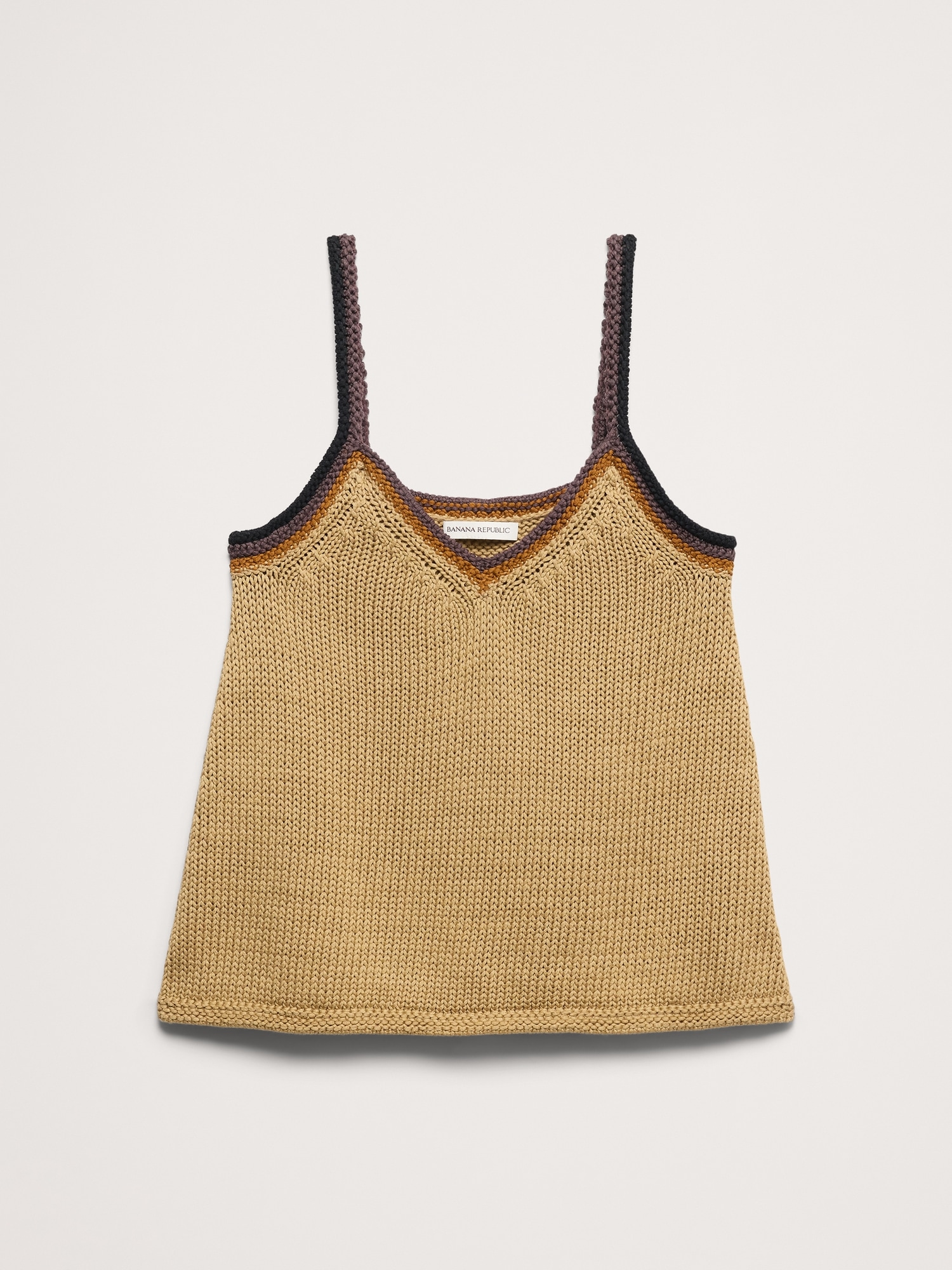 Image number 4 showing, Coastal Cotton V-Neck Sweater Tank