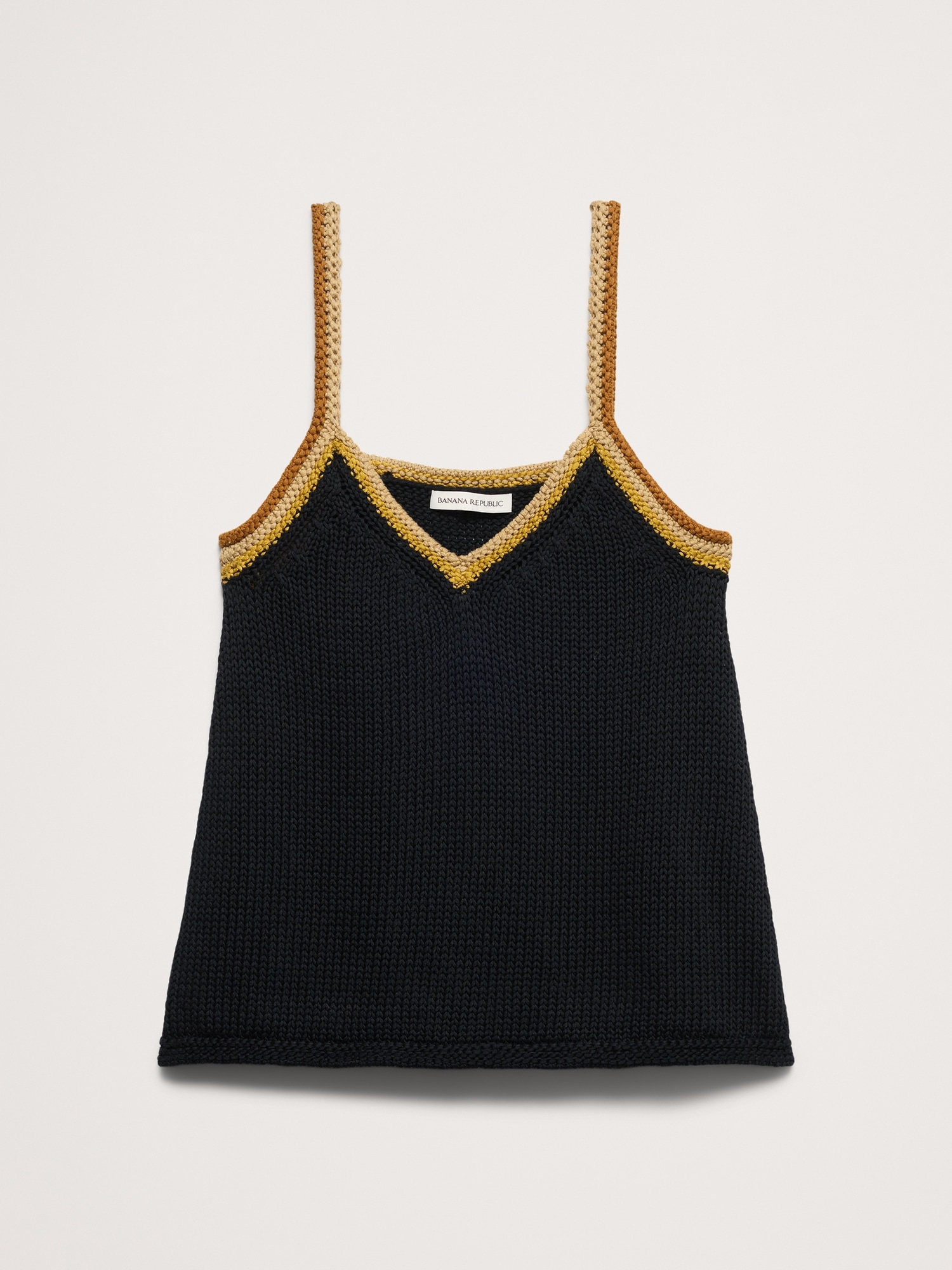 Image number 6 showing, Coastal Cotton V-Neck Sweater Tank