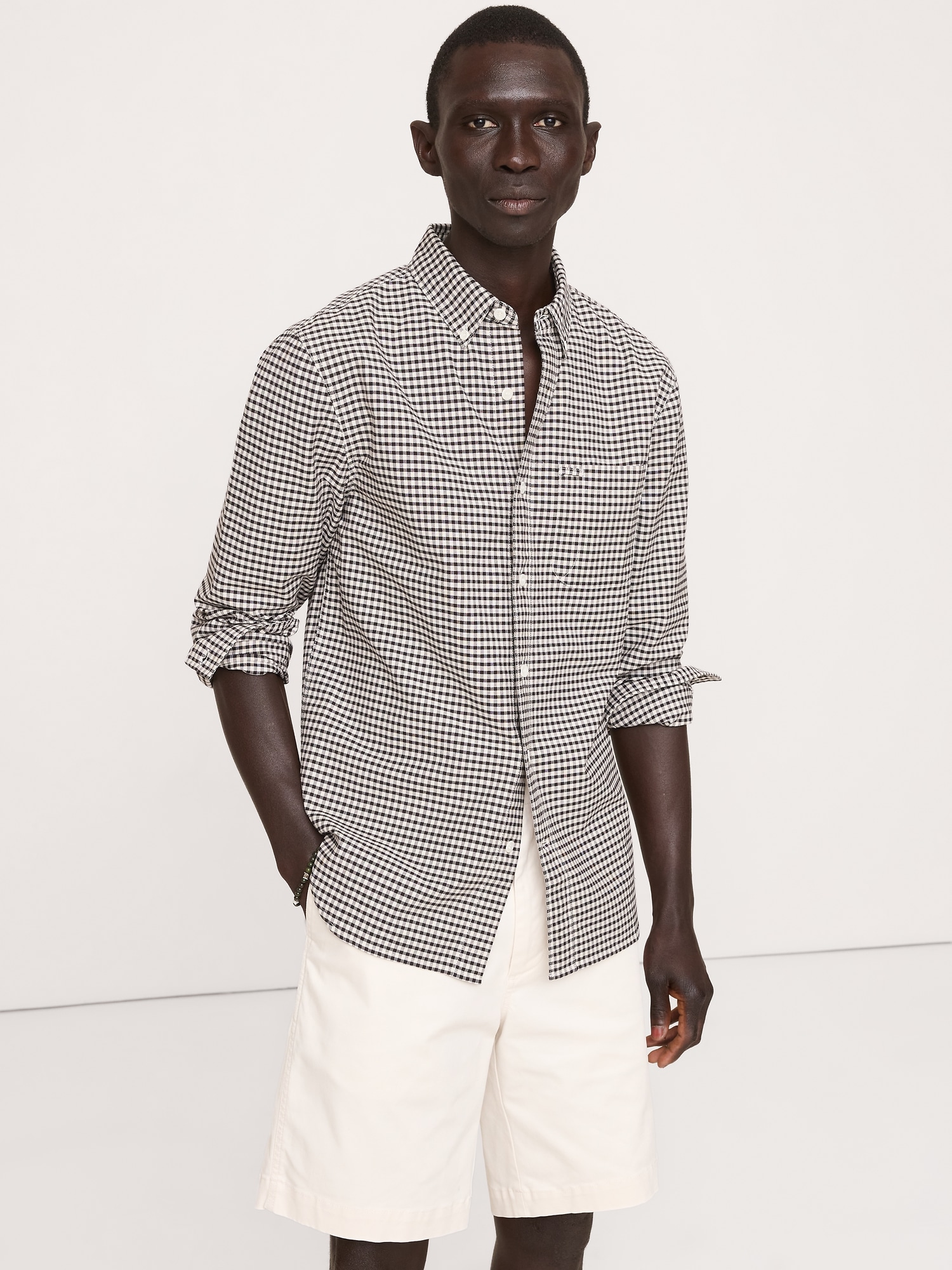 Image number 1 showing, Standard-Fit Cotton Oxford Shirt
