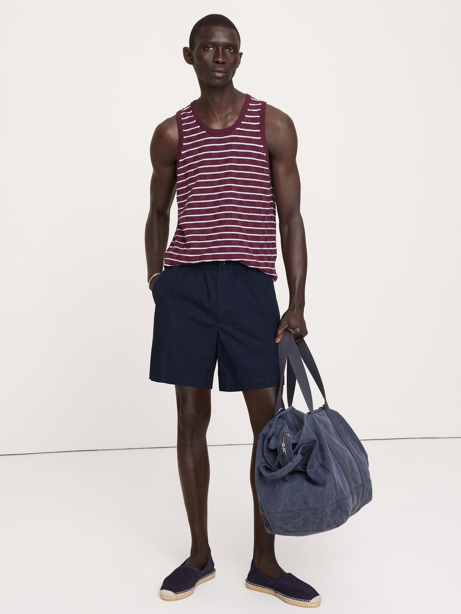 Image number 1 showing, The Weekender 7" Pull-On Short in Cotton