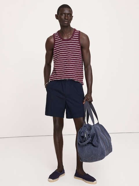 The Weekender 7" Pull-On Short in Cotton