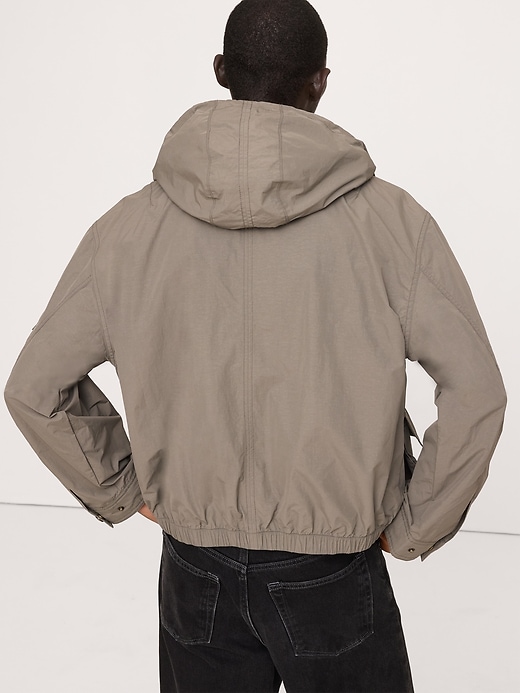 Nylon Multi-Pocket Flight Jacket | Banana Republic