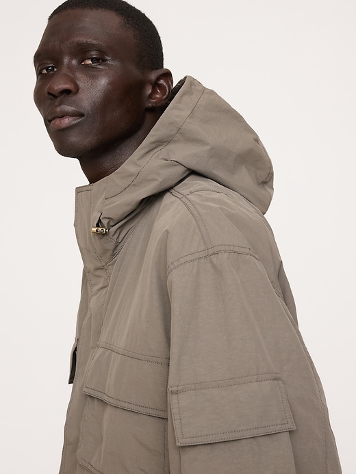 Nylon Multi-Pocket Flight Jacket | Banana Republic