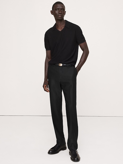 Signature Italian Hopsack Suit Pant | Banana Republic