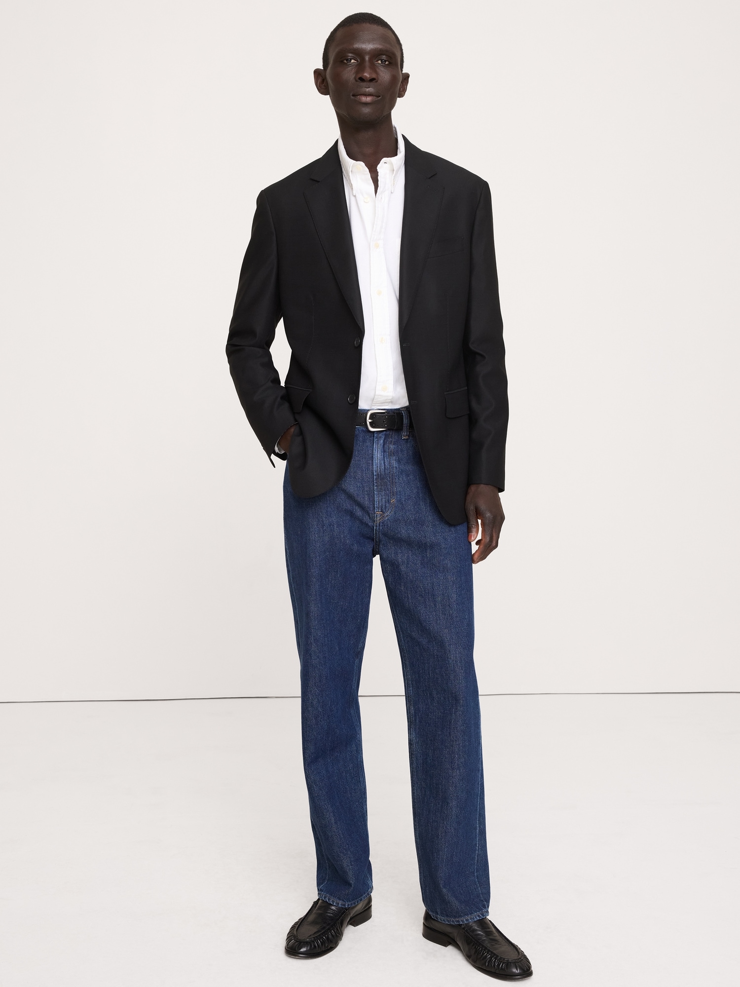 Signature Italian Hopsack Suit Jacket | Banana Republic