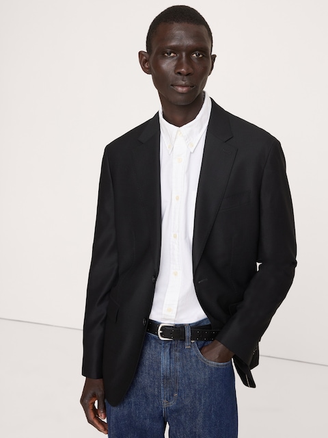 Signature Italian Hopsack Suit Jacket