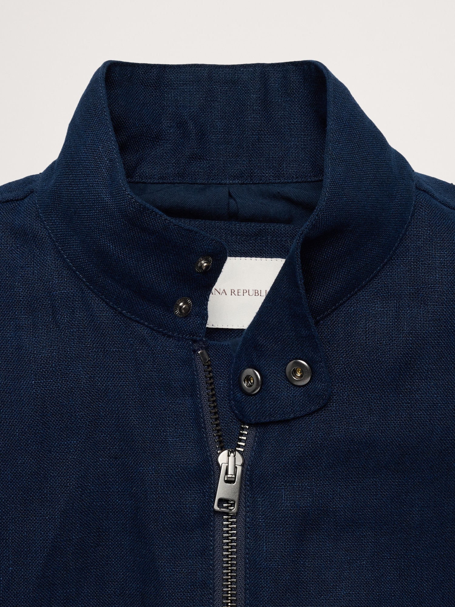 Image number 6 showing, Linen Harrington Jacket