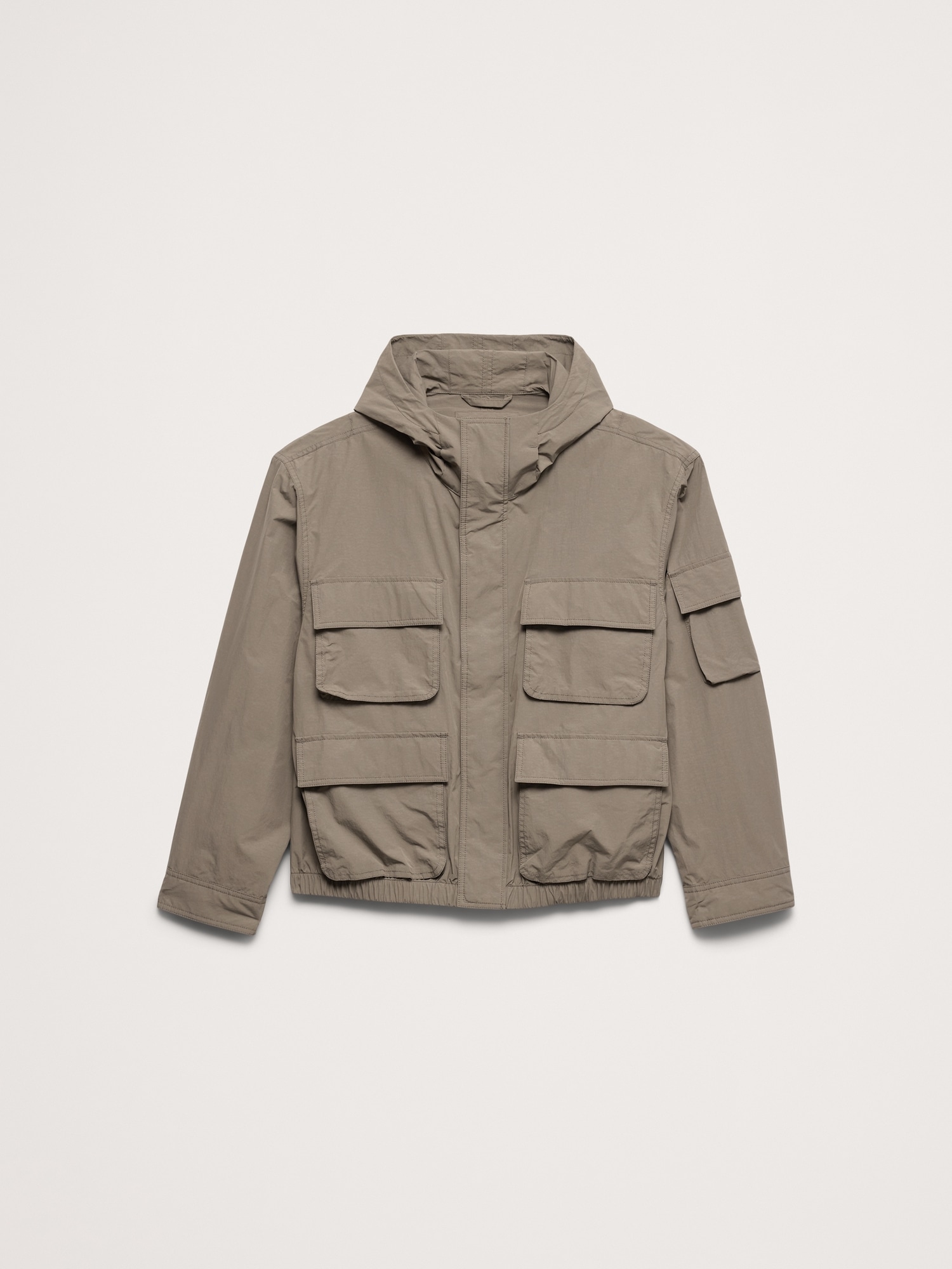 Image number 5 showing, Nylon Multi-Pocket Flight Jacket