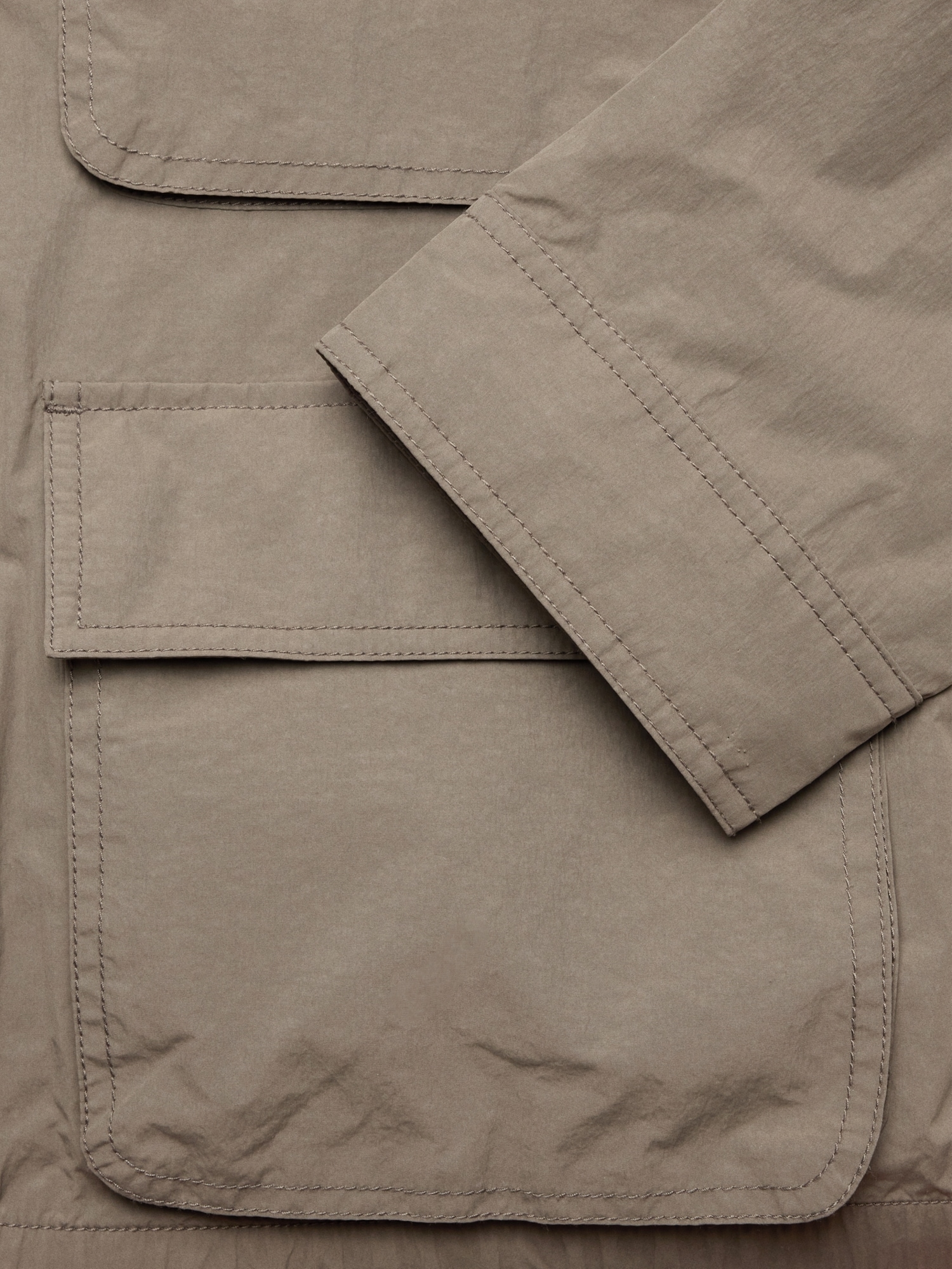Image number 7 showing, Nylon Multi-Pocket Flight Jacket